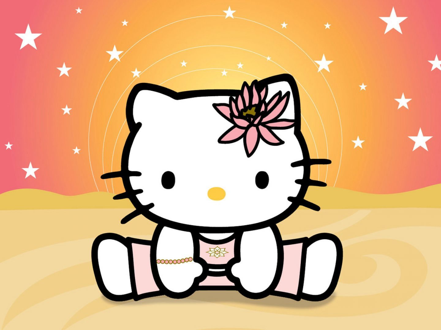Hello Kitty gimnasta
